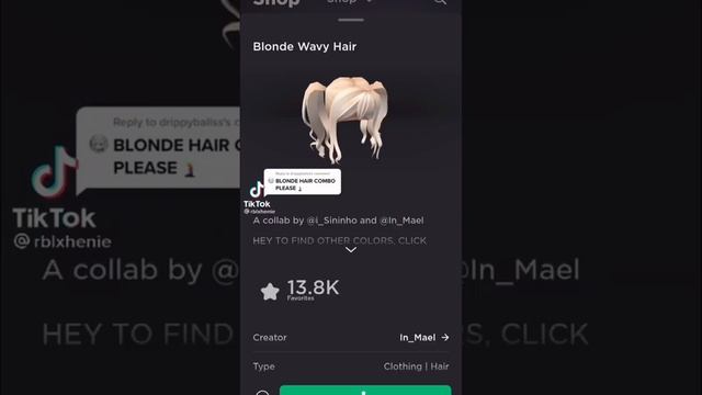 Roblox TikTok Hair Combos Compilation #18 (girls edition) смотреть онлайн