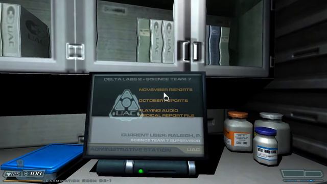 Doom 3: BFG Edition - Area 16: Delta Labs Sector 2a (100%) смотреть онлайн