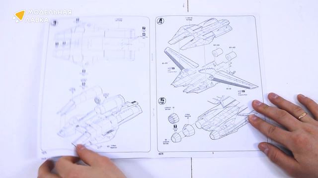 Распаковка сборной модели F-14D Super Tomcat от производителя Hobby Boss. смотреть онлайн