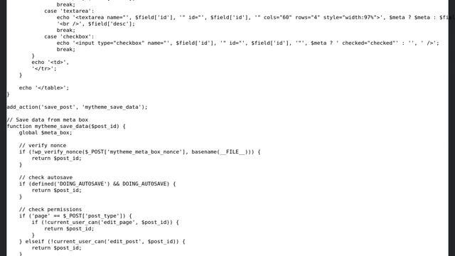 Wordpress: PHP Notice: Undefined index: mytheme_meta_box_nonce смотреть онлайн