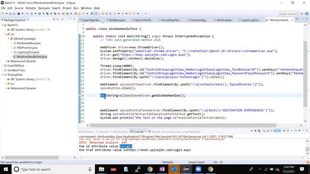 Window Handles in Selenium | How to handle new window in selenium #7 смотреть онлайн
