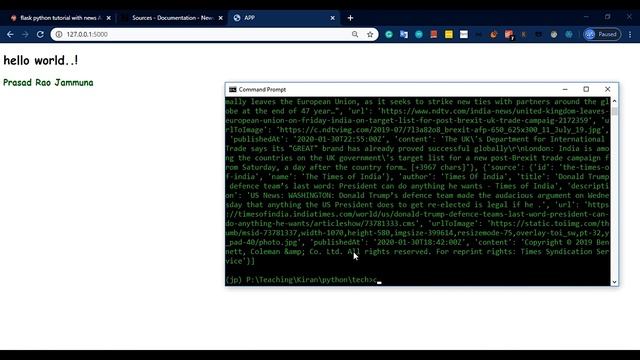 flask crash course | Flask tutorial in telugu | Flask projects смотреть онлайн