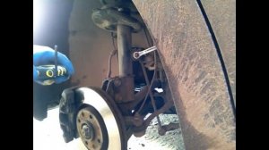 Citroen C4 (B7) самостоятельная замена передних амортизаторов и опор