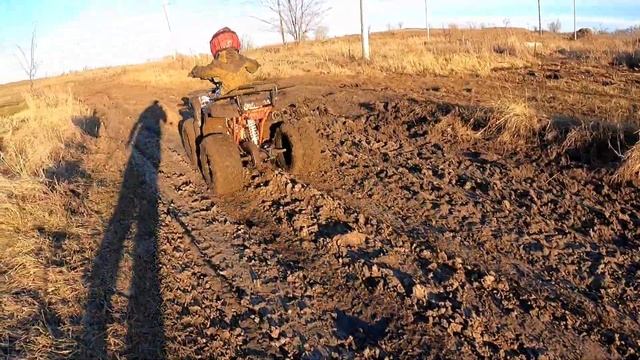 Жёсткий тест квадрика Kayo, ребёнка, GoPro9 в грязи ???