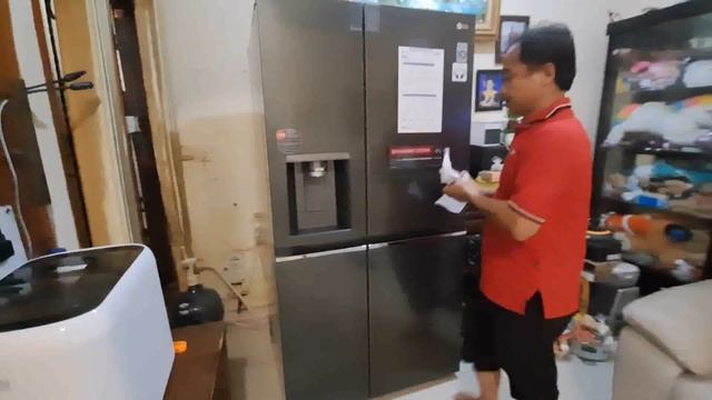 UnBoxing Kulkas Side By Side Terbaru LG GC-L257CQEL | Kulkas Lg Side By Side Ice Maker