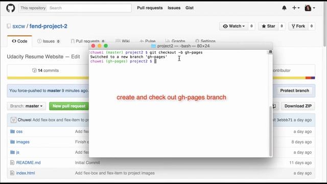 Host Website on GitHub Using gh-pages смотреть онлайн