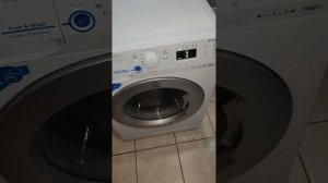 Отжим стиральной машины indesit nsl 705  7кг после замены подшипников, сальника и обслуживания