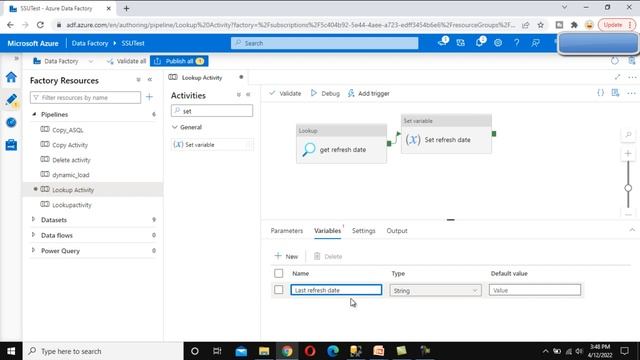 set variables in azure data factory | ADF tutorial part 27 смотреть онлайн