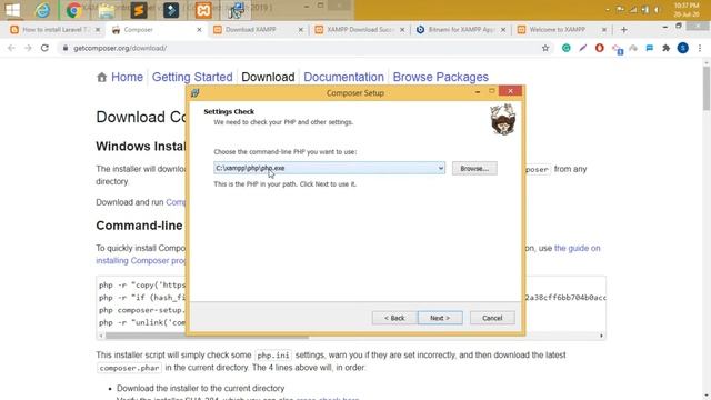 Laravel Installation in Windows System | How to install Laravel 7 with the composer? | W3 BackBone смотреть онлайн