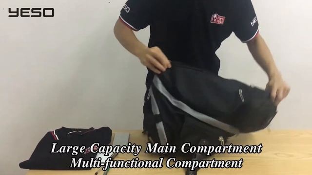 YESO Casual Messenger Sling Bag 3 In 1 Men Travel Triangle Crossbody Bags смотреть онлайн