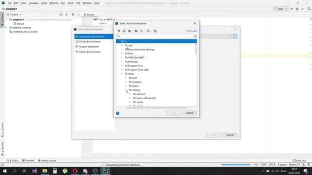 Установка Python и Pycharm на Windows