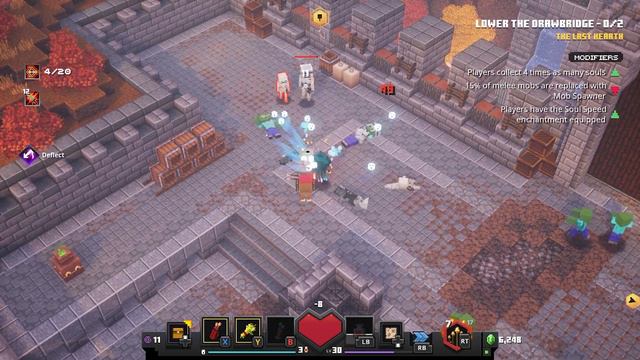 Minecraft Dungeons Ultimate Edition Gameplay 20 Pumpkin Pastures No Commentary смотреть онлайн