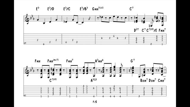 "That Old Feeling" - Joe Pass (Jazz Guitar Transcription) смотреть онлайн