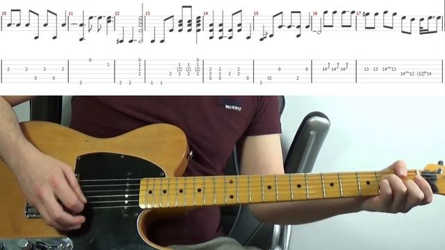 While My Guitar Gently Weeps Guitar Tabs- Main Riff  | The Beatles