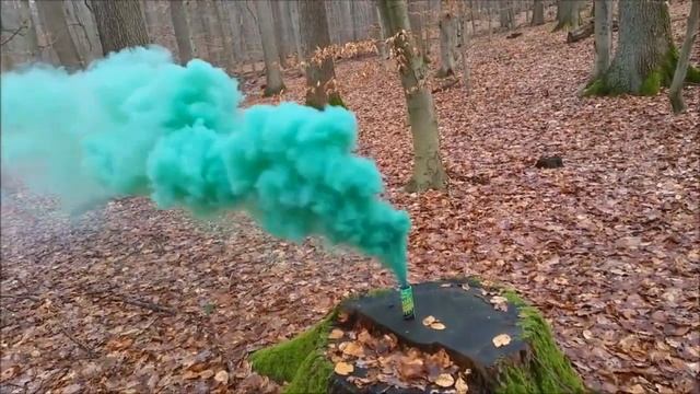 Цветной дым Jorge, цвет дыма Зелёный (50 секунд) смотреть онлайн
