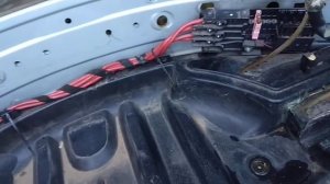 Mercedes w211 попадает вода в багажник  (1 часть)