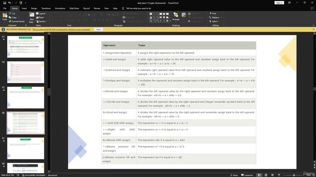 3 глава 3. Assignment operator смотреть онлайн