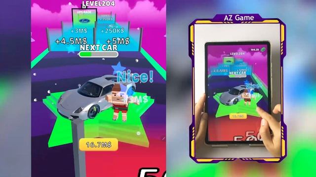 Satisfying Mobile Game Walkthrough - AZ Run, Long Neck Run, Tippy Toe, High Heels, Marble Run... смотреть онлайн