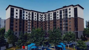 9-и этажный панельный дом.