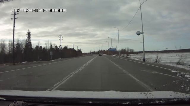 Дорога на работу 16.05.2014. Надым смотреть онлайн