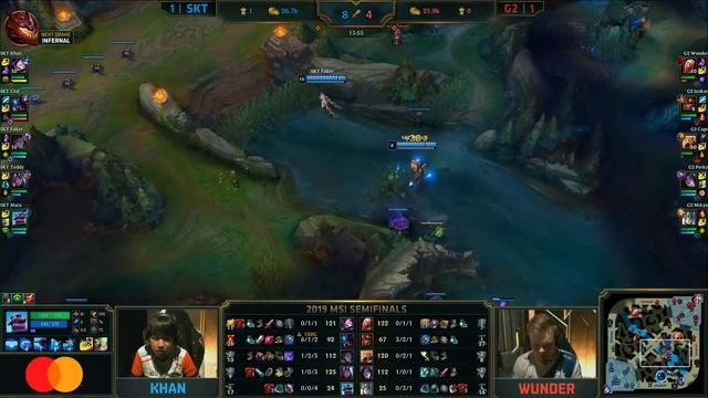 SKT vs. G2 Must See игра 3 Полуфинал | MSI 2019 semifinals | SK Telecom 1 против G2 Esports смотреть онлайн