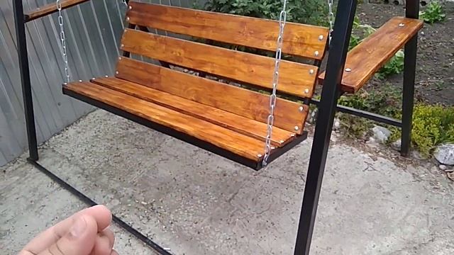Самодельные садовые качели 2019. смотреть онлайн