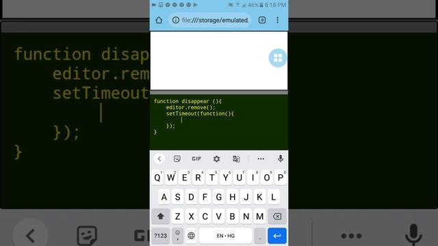 Disappear than reappear | setTimeout | JavaScript Hacks #3 смотреть онлайн