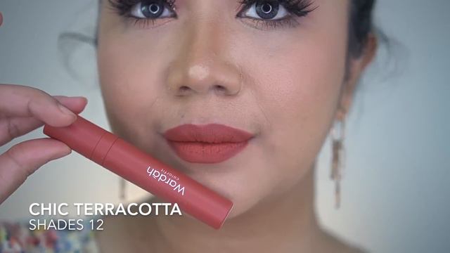 WARDAH VELVET MATTE LIP MOUSSE EARTHY TONE (REVIEW + LIPSWATCHES LENGKAP DI BIBIR HITAM) смотреть онлайн