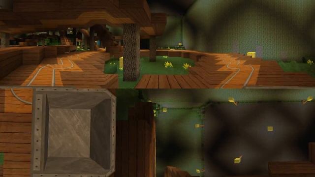 Aqua Roller Coaster - 360° Minecraft [VR]  4K 60FPS?