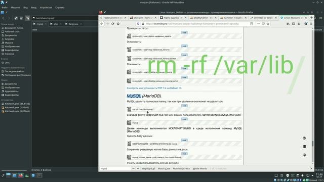 Установка LEMP Linux nginx mysql php на Manjaro смотреть онлайн