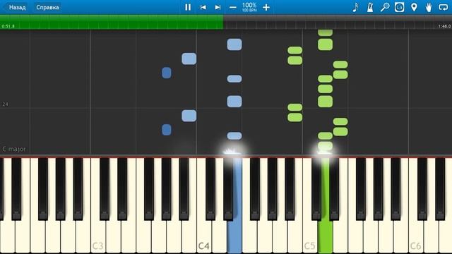 Танец маленьких утят (Duck dance song) (на пианино Synthesia) смотреть онлайн
