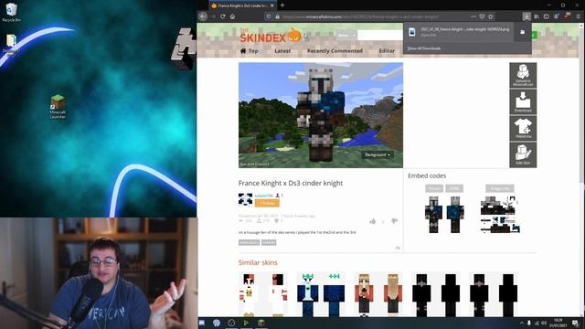 How to use a Custom Skin on your Minecraft Character (Java Edition) смотреть онлайн