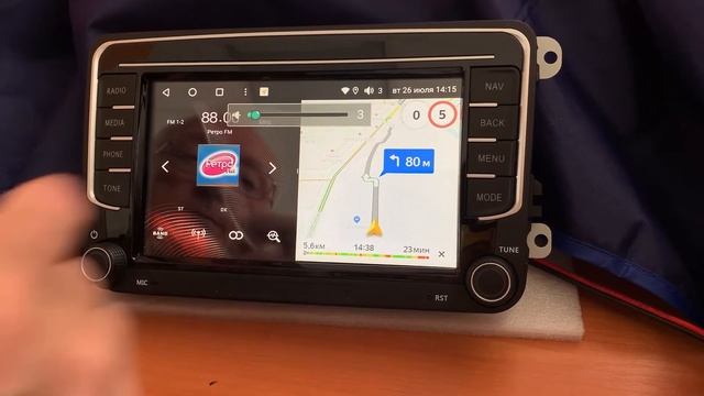 Отличная универсальная магнитола для VOLKSWAGEN и SKODA с крутилками. Большой обзор смотреть онлайн