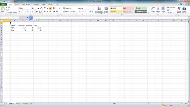 1.7 The Formula Bar - MS Excel (Urdu) - MS Office 2010 Tutorials смотреть онлайн