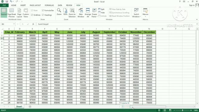 How to Freeze Multiple Rows and Columns in ? Excel | Freeze Rows and Columns in Excel/How to split смотреть онлайн