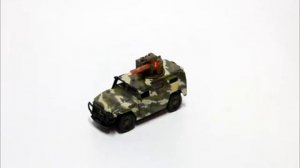 Модель ГАЗ Тигр Технопарк со светом и звуком