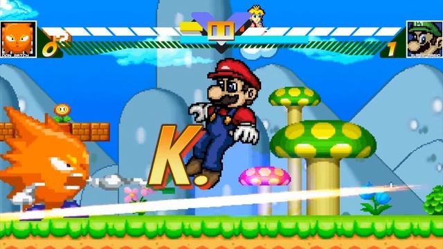Don Patch (Bobobo-bo Bo-bobo) vs Super Mario (Nintendo) - Ultimate Mugen Fight 2016 смотреть онлайн