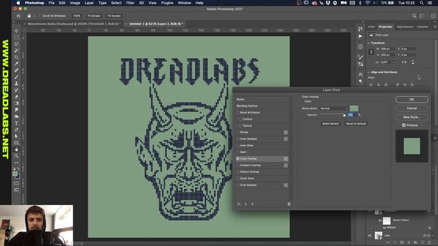 How to make a Nokia Monochrome Screen in Adobe Photoshop смотреть онлайн