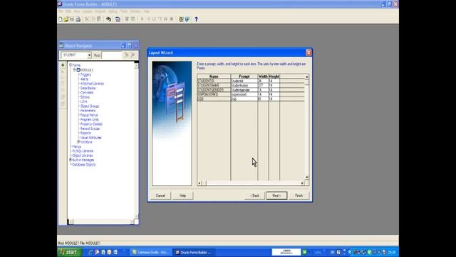 Creating Forms in Oracle смотреть онлайн