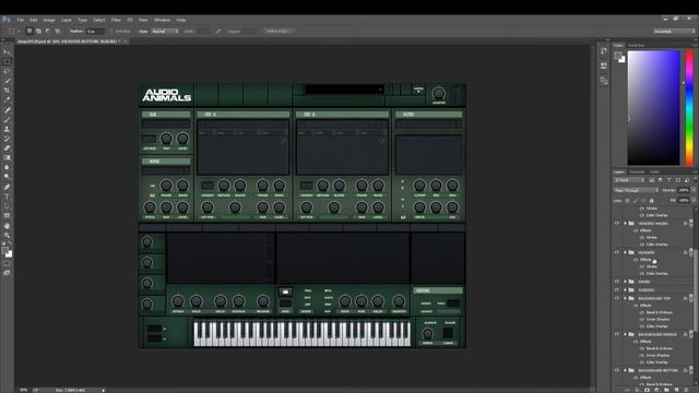 Xfer Serum Photoshop Template - How To Make Serum Skins смотреть онлайн