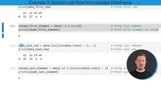 Access Index of Last Element in pandas DataFrame in Python (4 Examples) | Extract First & Last Row смотреть онлайн