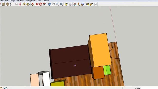 Планировка комнаты 3,5х3,5 м. Часть 2 смотреть онлайн