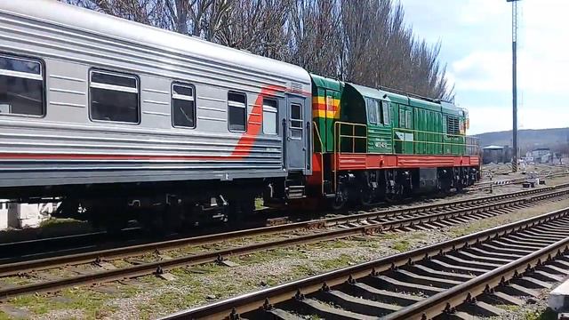 Прибытие поезда на вокзал Феодосия (14/03/2019 13:05) смотреть онлайн
