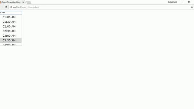 Add Timepicker to Input Field using jQuery смотреть онлайн