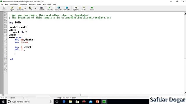 How to Print String Variable in Assembly Language | Print integer Variable | Assembly Language - 23 смотреть онлайн