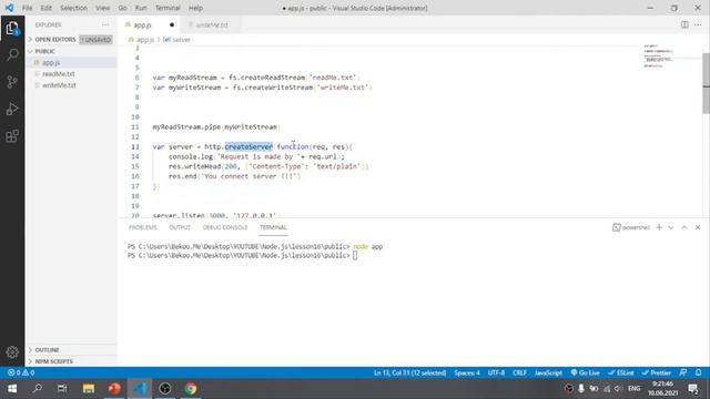 Node JS Darslari boshlang`ichlar uchun #16 - PIPES смотреть онлайн