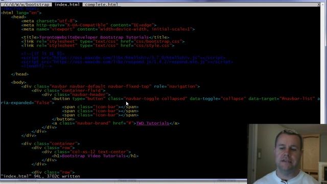 Bootstrap CSS Tutorial 5 - How to Create a Responsive Navigation Menu