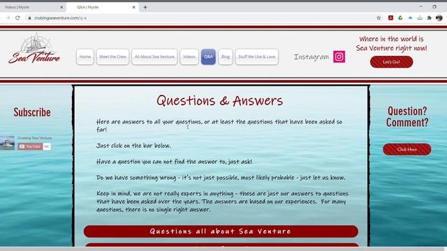 It's here! Cruising Sea Venture - the website! Take a tour, join the Club (it's free!) and more! смотреть онлайн