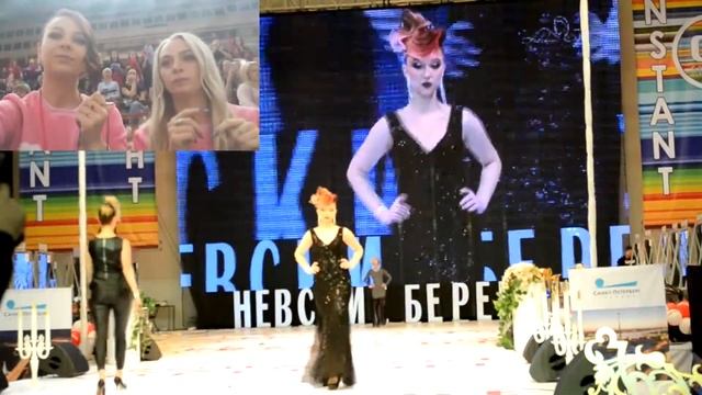 Реакция(живое участие)на показ мод! Окрашивание 2019. Прически, укладки, платья, вечерний образ. смотреть онлайн