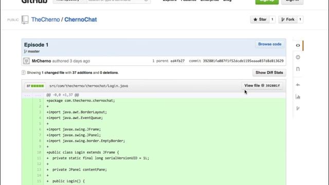 Using Github to View Code (Cherno Chat) смотреть онлайн